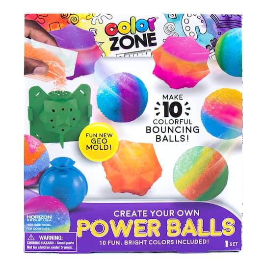 Michaels, Color Zone® Create Your Own Power Balls – Category: Kids Craft Kits